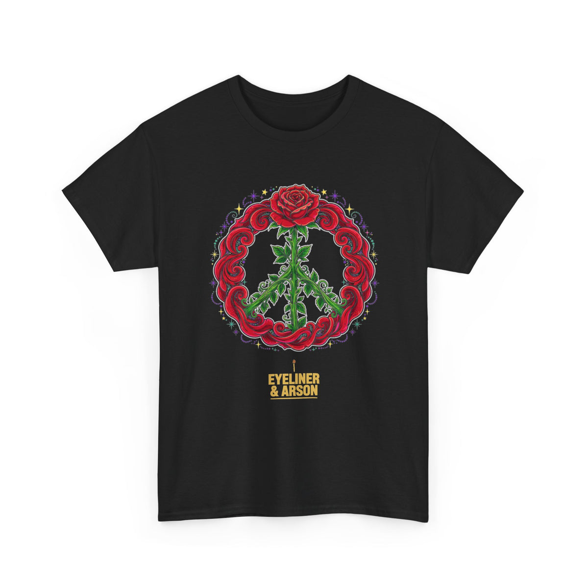Peace Sign Rose Tee