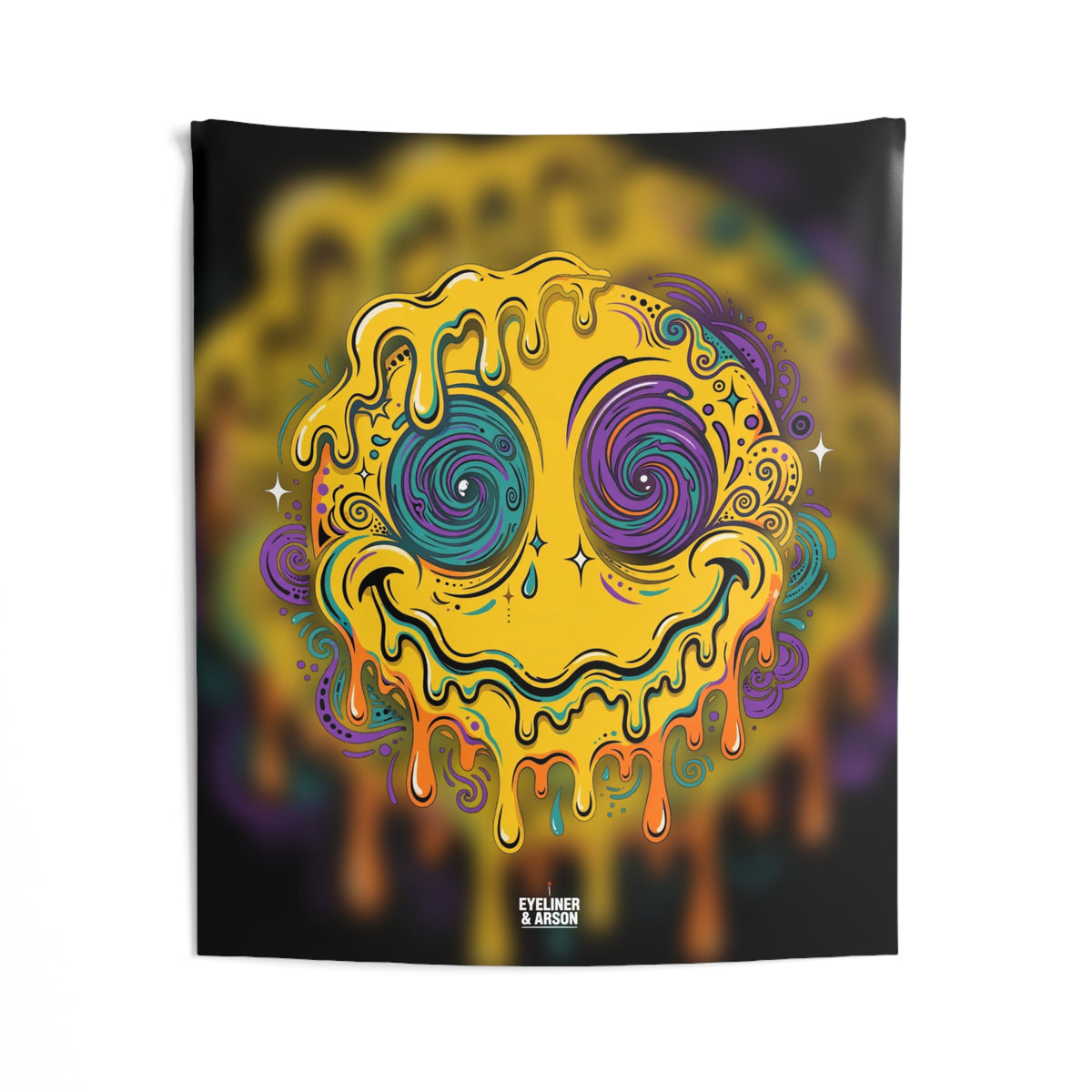 Melted Smiley Tapestry