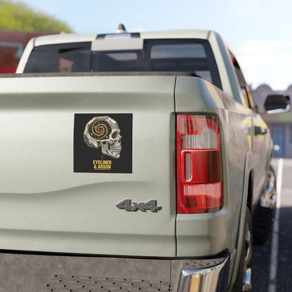 Eyeliner & Arson — Crystal Skull Car Magnet