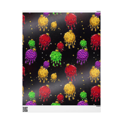 Melting Ornaments Wrapping Paper