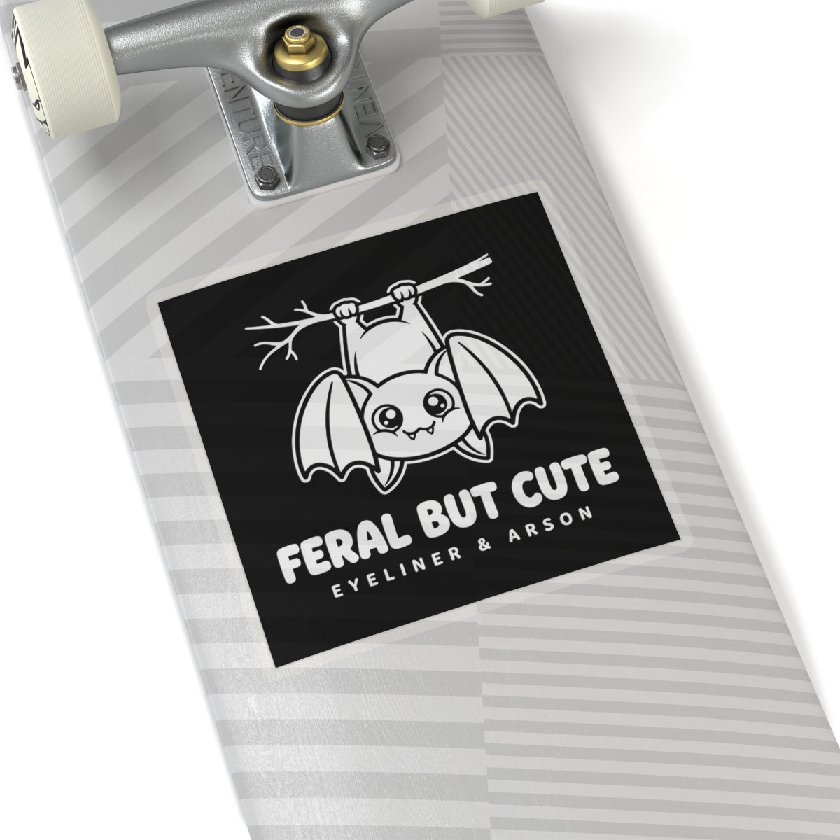 Feral But Cute Sticker