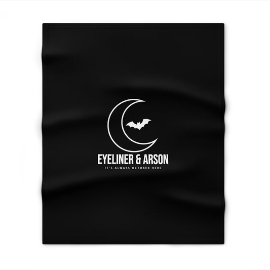 Moon & Bat — Throw Blanket