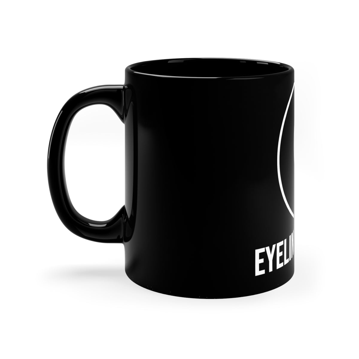 Moon & Bat Black Mug 11oz