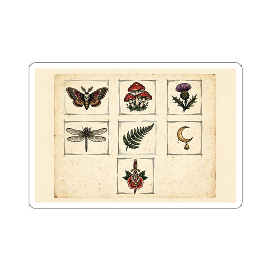 Eyeliner & Arson — Night Garden Flash Sheet Sticker