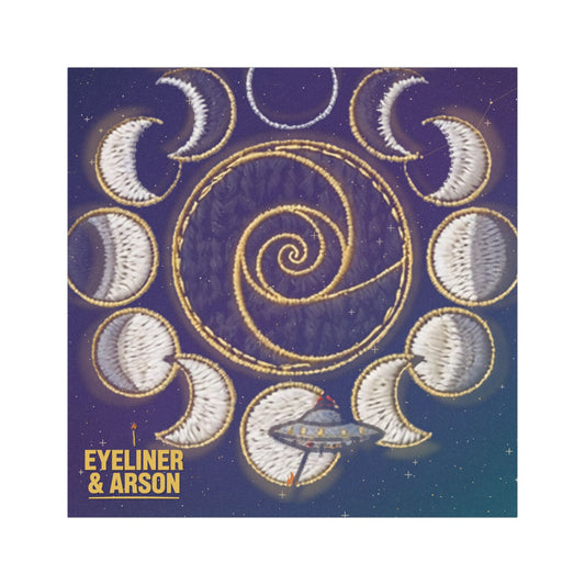 Eyeliner & Arson — Moon Phases Car Magnet