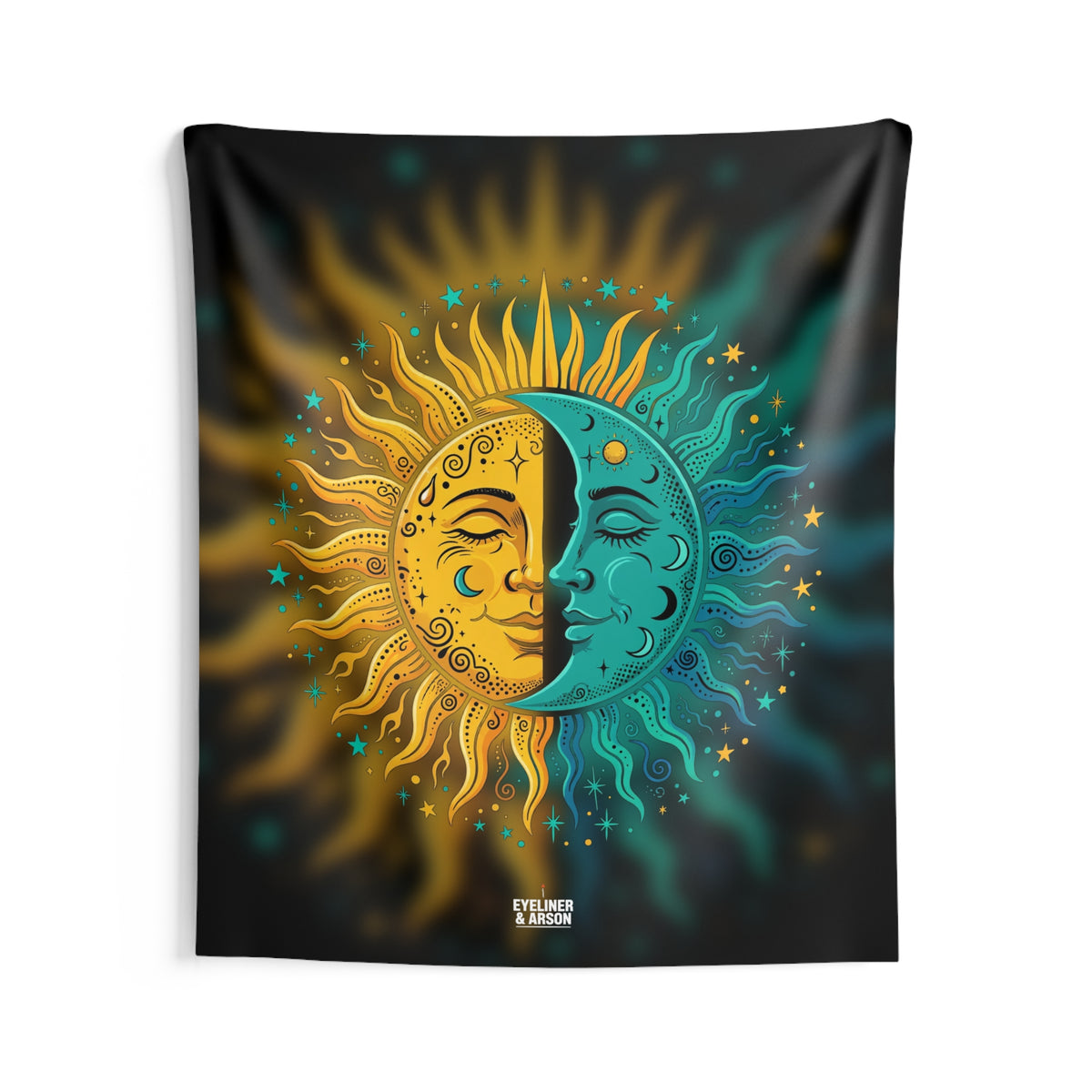 Yin-Yang Sun Moon Tapestry