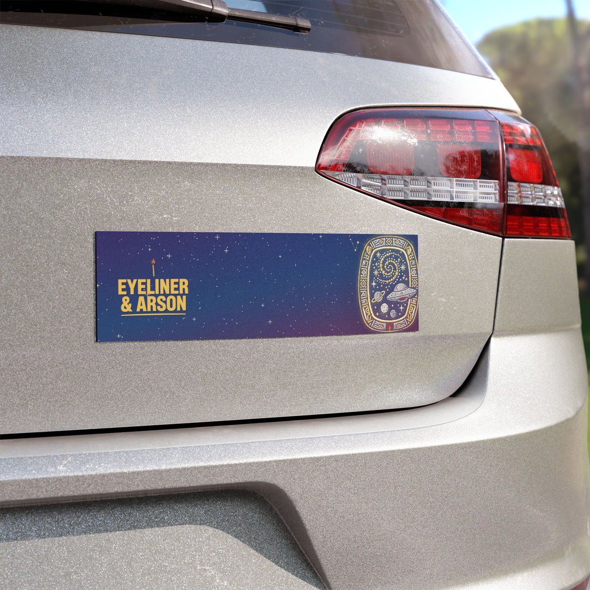 Eyeliner & Arson — Star Map Tablet Car Magnet