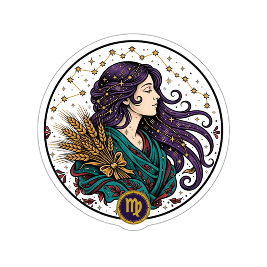 Eyeliner & Arson — Virgo Sticker
