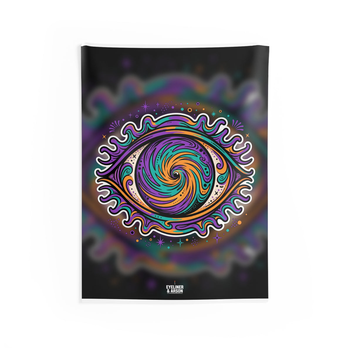 Optical Spiral Eye Tapestry