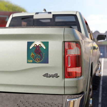 Eyeliner & Arson — Capricorn Car Magnet