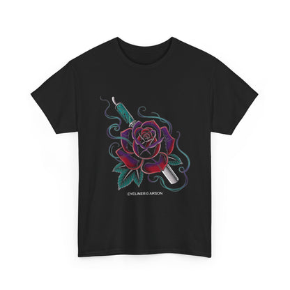 Eyeliner & Arson — Rose Dagger Tee