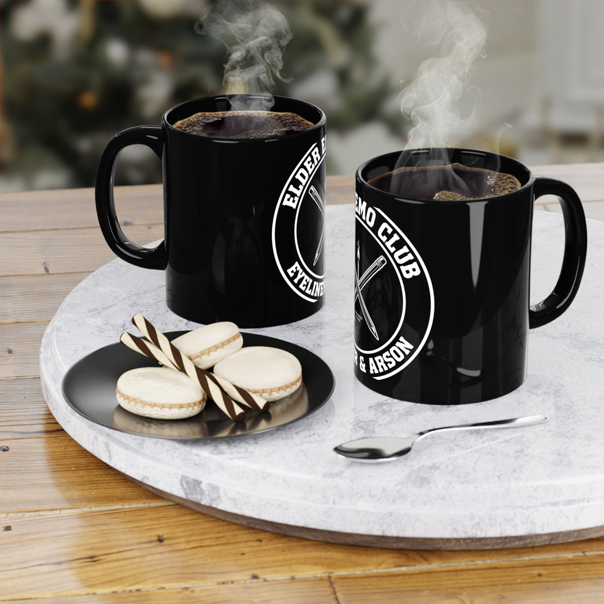 Elder Emo Club Black Mug 11oz