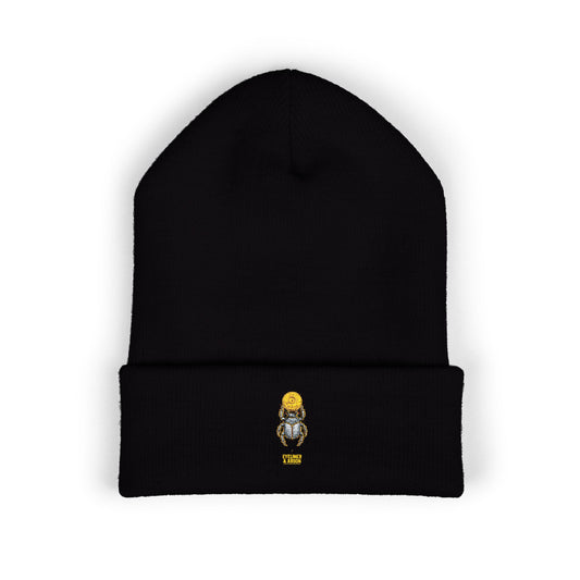 Eyeliner & Arson — Scarab Disc Beanie