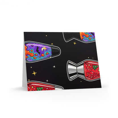 Santa's Lava Lamp Greeting Card