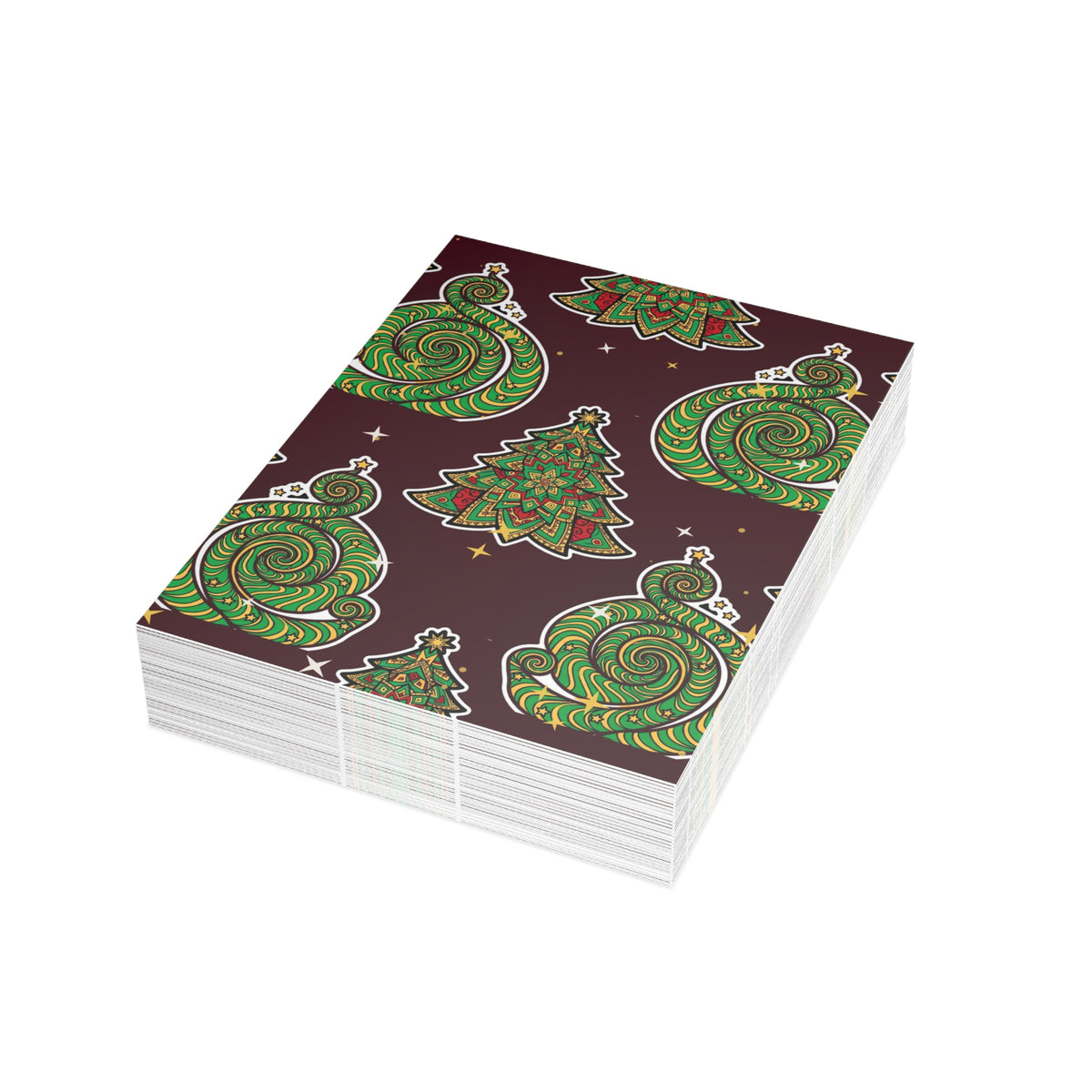Trippy Tree Spiral Postcard