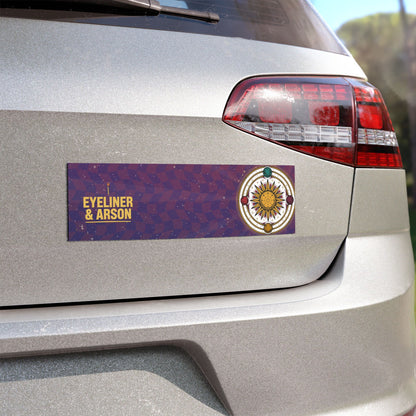 Eyeliner & Arson — Solar Orrery Car Magnet