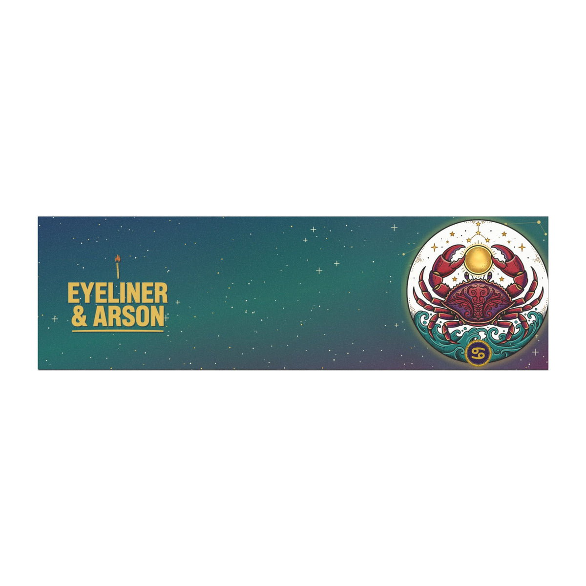 Eyeliner & Arson — Cancer Car Magnet