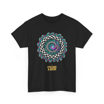 Warped Checkerboard Spiral Tee