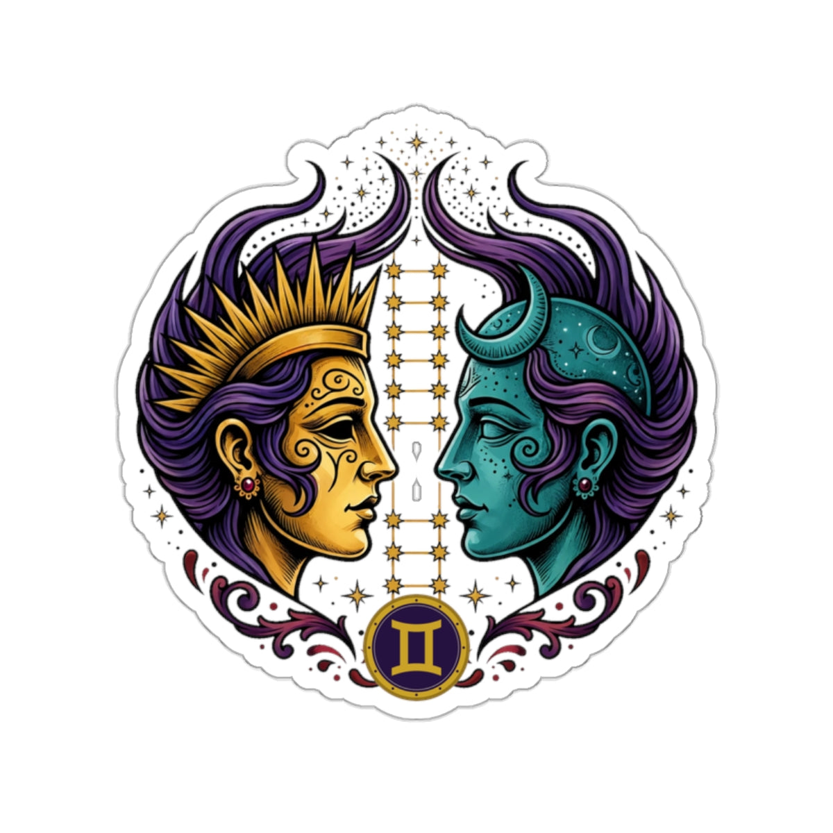 Eyeliner & Arson — Gemini Sticker