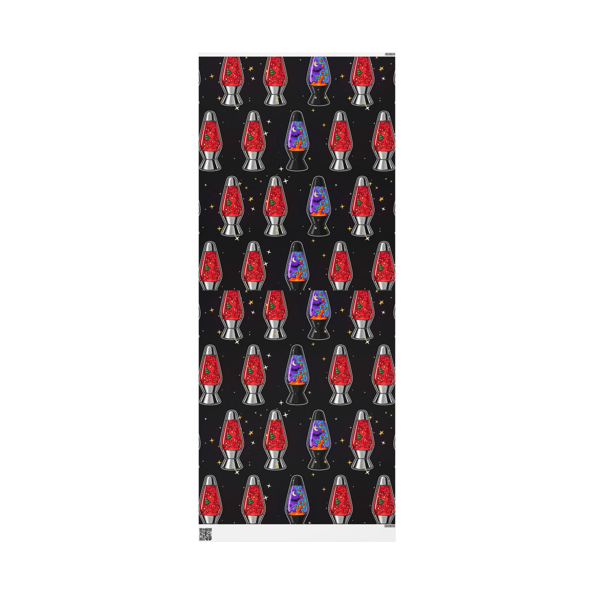 Santa's Lava Lamp Wrapping Paper