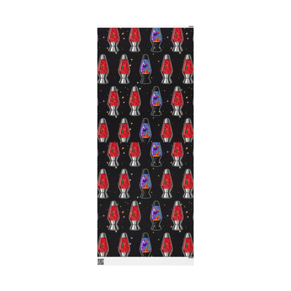 Santa's Lava Lamp Wrapping Paper