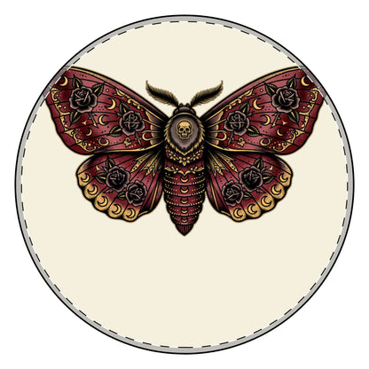 Eyeliner & Arson — Death Moth Picture Charm Bracelet