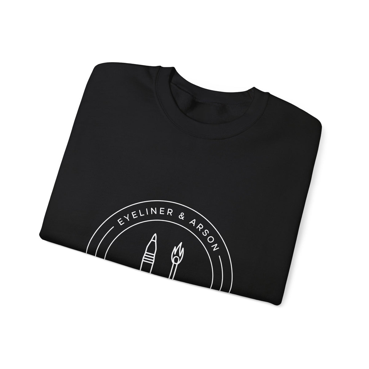 Eyeliner & Arson — Badge Crewneck