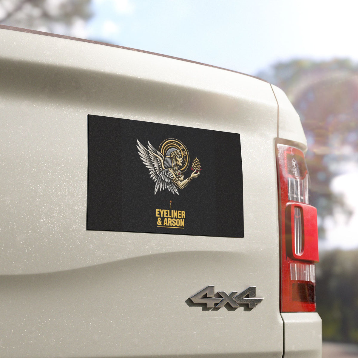 Eyeliner & Arson — Anunnaki Pinecone Car Magnet