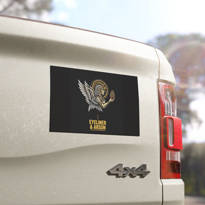 Eyeliner & Arson — Anunnaki Pinecone Car Magnet