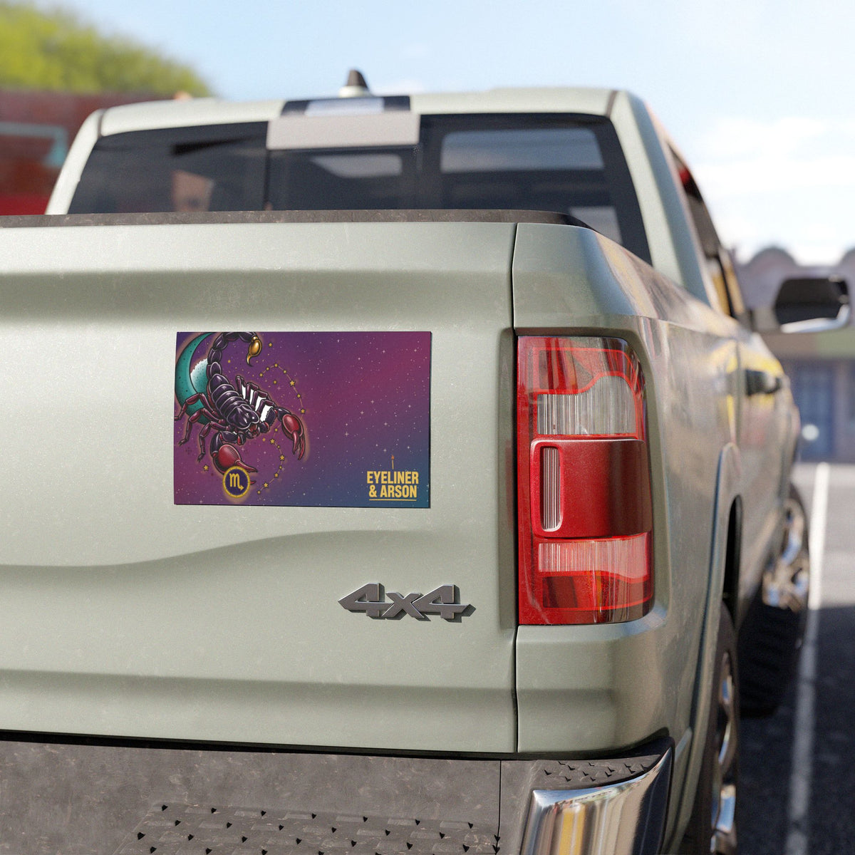 Eyeliner & Arson — Scorpio Car Magnet