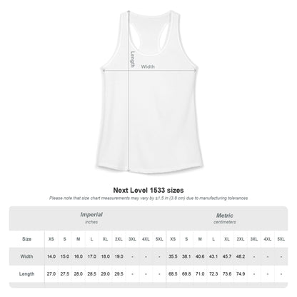 Eyeliner & Arson — Crystal Moons Racerback Tank