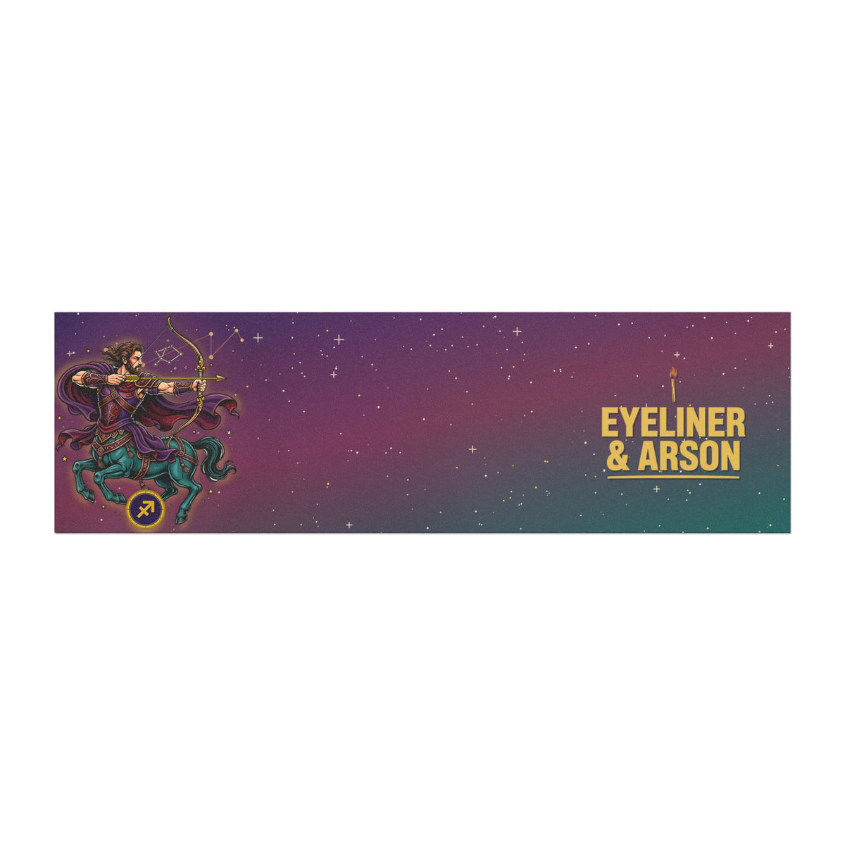 Eyeliner & Arson — Sagittarius Car Magnet