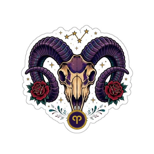 Eyeliner & Arson — Aries Sticker