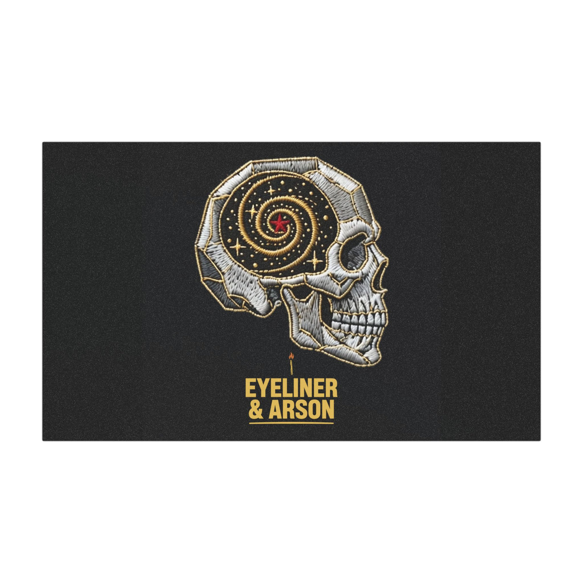 Eyeliner & Arson — Crystal Skull Car Magnet