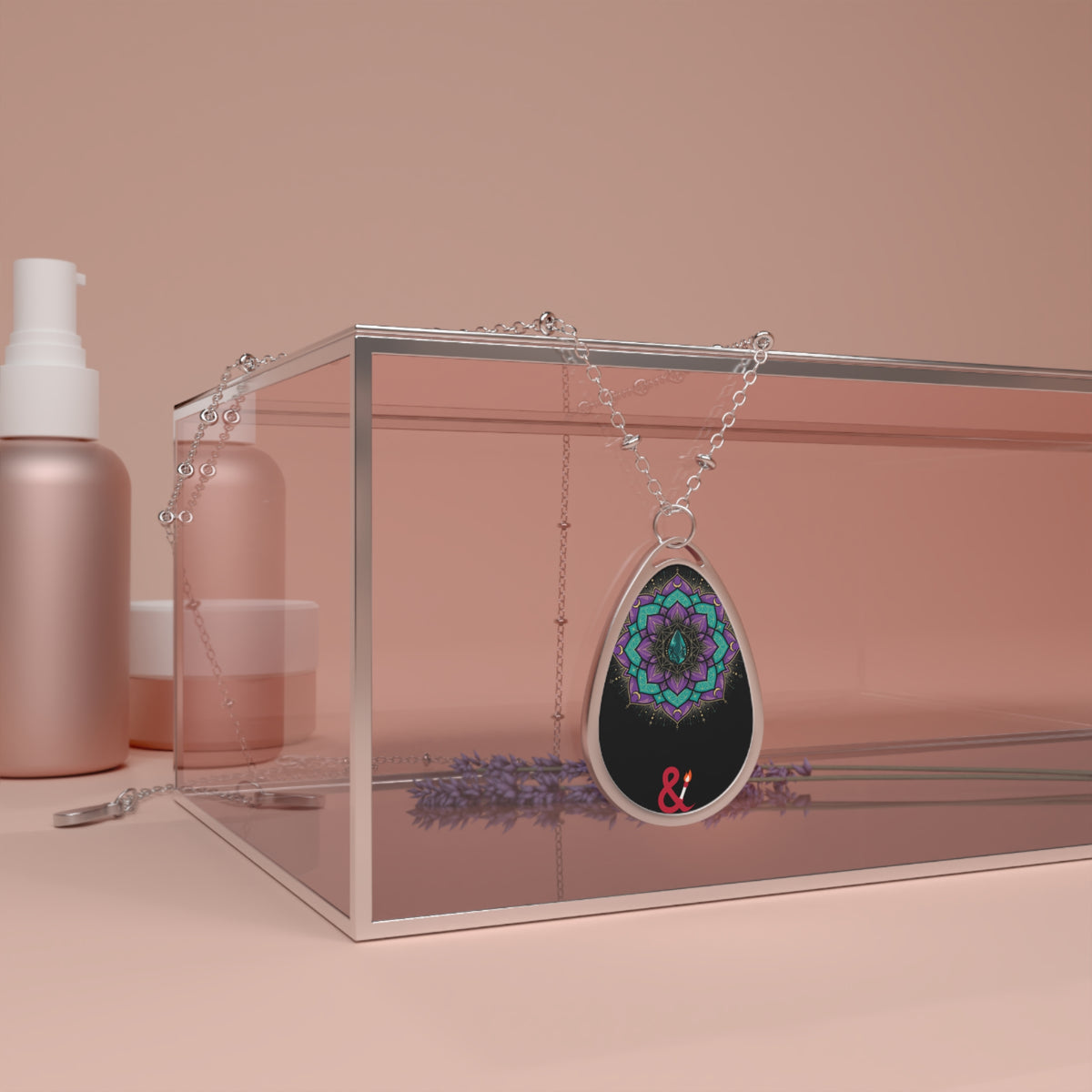 Eyeliner & Arson — Lotus Mandala Necklace