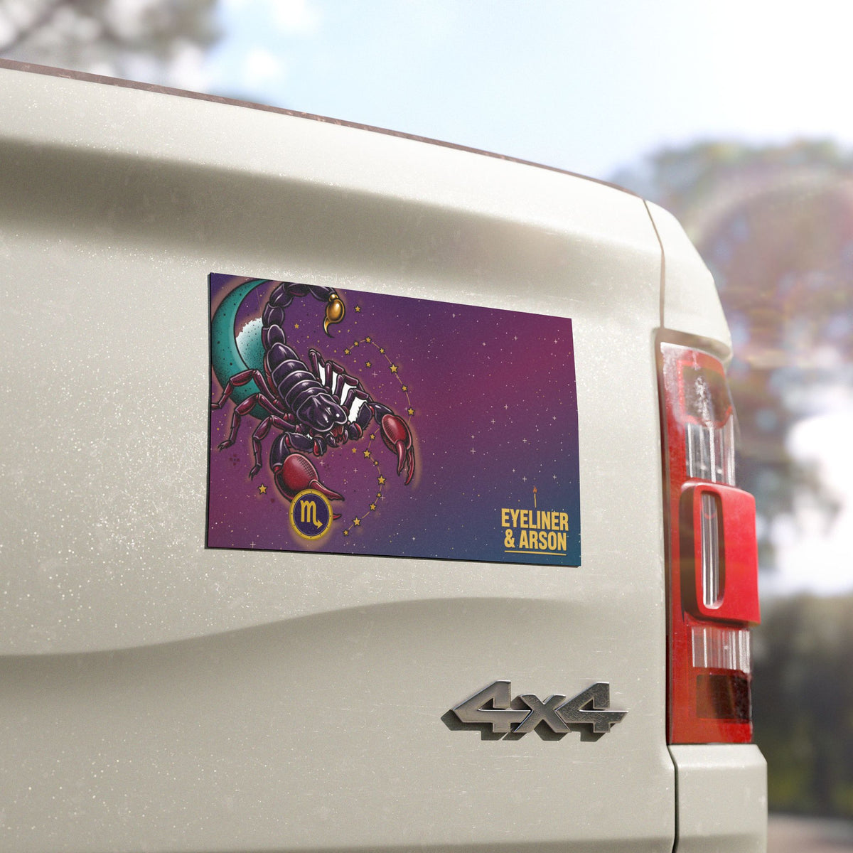 Eyeliner & Arson — Scorpio Car Magnet