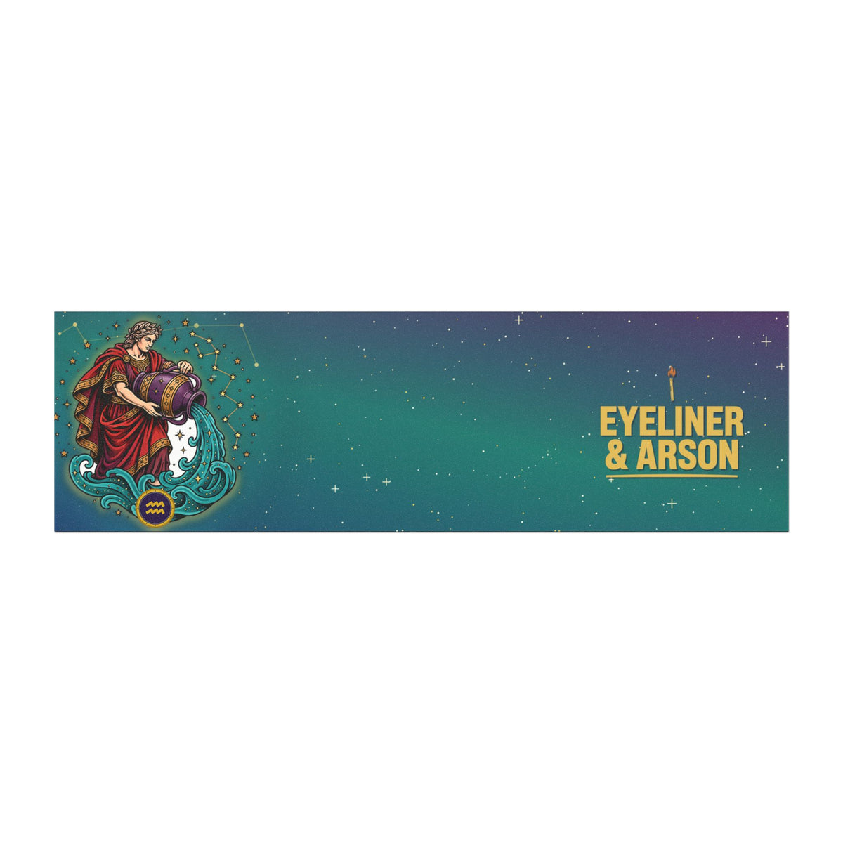 Eyeliner & Arson — Aquarius Car Magnet
