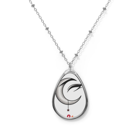 Eyeliner & Arson — Eyeliner Wing Moon Necklace