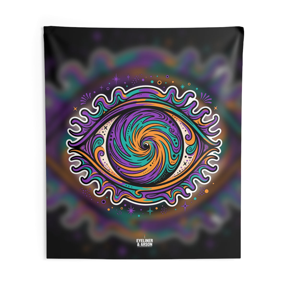 Optical Spiral Eye Tapestry