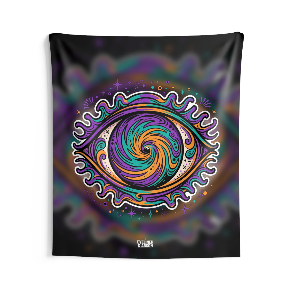 Optical Spiral Eye Tapestry