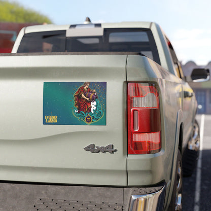 Eyeliner & Arson — Aquarius Car Magnet