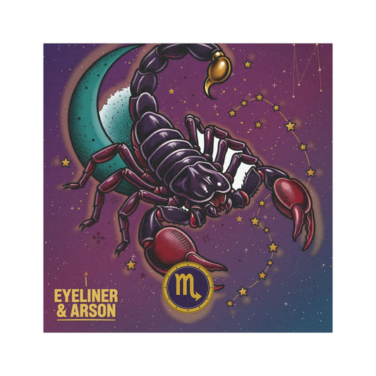 Eyeliner & Arson — Scorpio Car Magnet