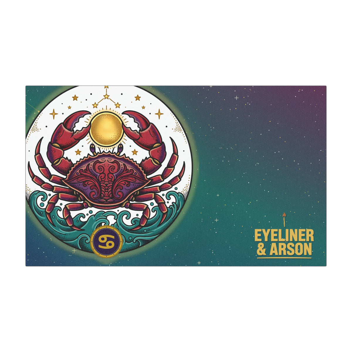 Eyeliner & Arson — Cancer Car Magnet