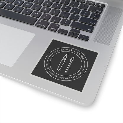 Eyeliner & Arson — Badge Sticker