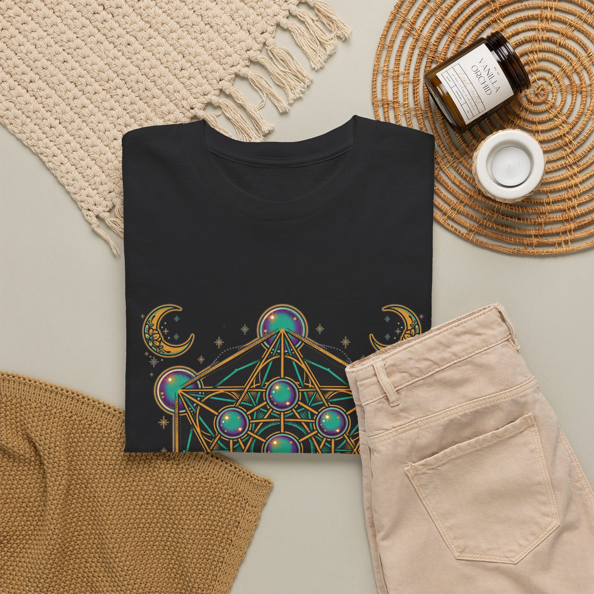 Eyeliner & Arson — Metatron's Cube Tee