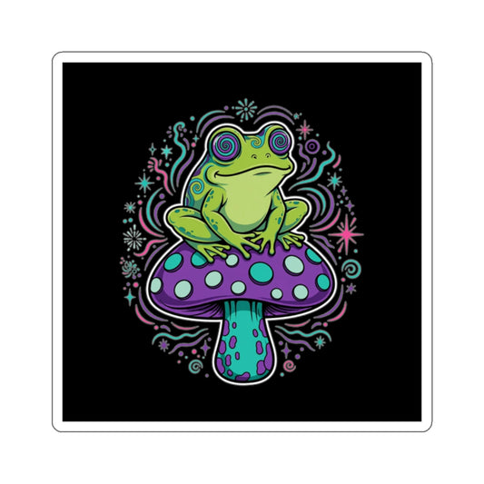 Eyeliner & Arson — Trippy Frog Mushroom Sticker