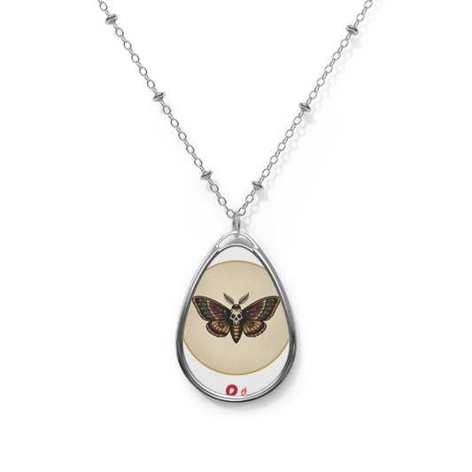 Eyeliner & Arson — Night Garden Moth Necklace