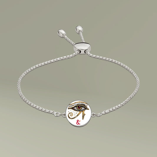 Eyeliner & Arson — Eye of Horus Picture Charm Bracelet