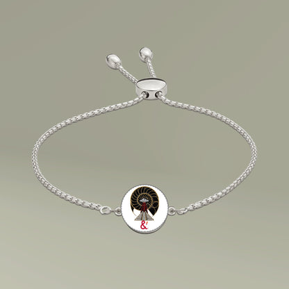 Eyeliner & Arson — Fibonacci UFO Pyramid Picture Charm Bracelet