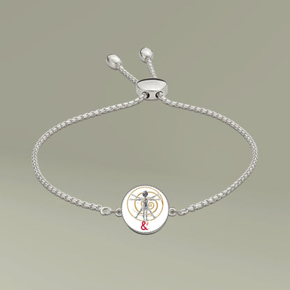 Eyeliner & Arson — Vitruvian Alien Picture Charm Bracelet